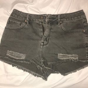 High rise shorts